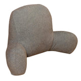 Max Cotton Reading Pillow for Bed Back Support Large Bed Rest Pillow Light Brown