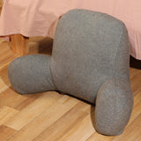 Max Cotton Reading Pillow for Bed Back Support Large Bed Rest Pillow Light Brown