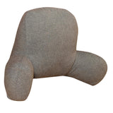 Max Cotton Reading Pillow for Bed Back Support Large Bed Rest Pillow Light Brown