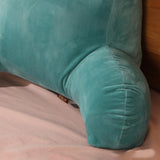 Max Cotton Reading Pillow for Bed Back Support Large Bed Rest Pillow Green