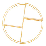 Max Nordic Style Creative Wall Hanging Wall Shelf Display Rack Gold Golden C