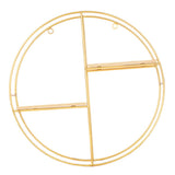 Max Nordic Style Creative Wall Hanging Wall Shelf Display Rack Gold Golden C