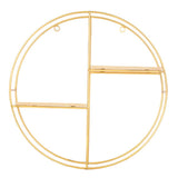 Max Nordic Style Creative Wall Hanging Wall Shelf Display Rack Gold Golden C