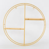 Max Nordic Style Creative Wall Hanging Wall Shelf Display Rack Gold Golden C