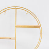 Max Nordic Style Creative Wall Hanging Wall Shelf Display Rack Gold Golden C