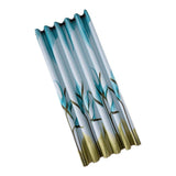 Max Punching Thicken Printing Curtain Blackout Drapes100x200cm Blue lily