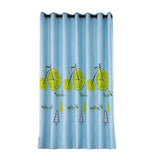 Max Punching Thicken Printing Curtain Blackout Drapes100x200cm Blue fruit bike