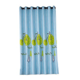 Max Punching Thicken Printing Curtain Blackout Drapes100x200cm Blue fruit bike