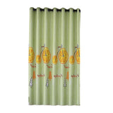 Max Punching Thicken Printing Curtain Blackout Drapes100x200cm Green fruit bike