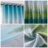 Max Embroidery Rod Pocket Curtain Panel Cedar_2