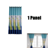 Max Embroidery Rod Pocket Curtain Panel Giraffe_2
