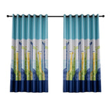 Max Embroidery Rod Pocket Curtain Panel Giraffe_2