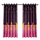 Max Embroidery Rod Pocket Curtain Panel Moon_1