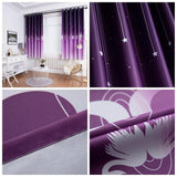 Max Embroidery Rod Pocket Curtain Panel Swan_1