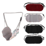 Max Travel Foot Rest Hammock Airplane Under Desk Foot Swing Wine Red