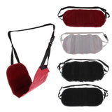 Max Travel Foot Rest Hammock Airplane Under Desk Foot Swing Wine Red