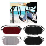 Max Travel Foot Rest Hammock Airplane Under Desk Foot Swing Wine Red