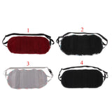 Max Travel Foot Rest Hammock Airplane Under Desk Foot Swing Wine Red