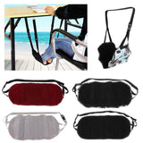 Max Travel Foot Rest Hammock Airplane Under Desk Foot Swing Wine Red