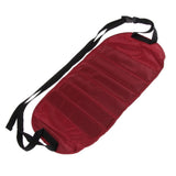 Max Travel Foot Rest Hammock Airplane Under Desk Foot Swing Wine Red