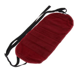 Max Travel Foot Rest Hammock Airplane Under Desk Foot Swing Wine Red