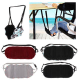 Max Travel Foot Rest Hammock Airplane Under Desk Foot Swing Wine Red