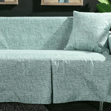 Max Sofa Cover Pet Protector Couch Slipcover with 2 Cushion Cover 2 Seater-Green