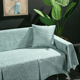 Max Sofa Cover Pet Protector Couch Slipcover with 2 Cushion Cover 2 Seater-Green