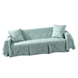 Max Sofa Cover Pet Protector Couch Slipcover with 2 Cushion Cover 2 Seater-Green