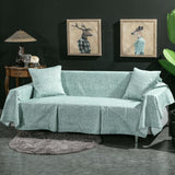 Max Sofa Cover Pet Protector Couch Slipcover with 2 Cushion Cover 2 Seater-Green