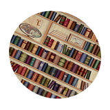 Max Round 3D Books Waterproof Table Cover Tablecloth for Table 150cm Dia