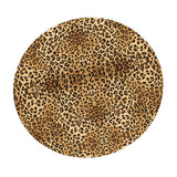 Max Table Cover Cloth for 140cm Dia Tables Restaurant BBQ Leopard Print