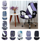 Max Split Design Office Computer Chair Cover Protector Desk Chair Slipcover A