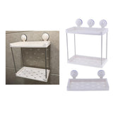 Max 1 2 Tier Bath Rack Corner Shower Caddy Bathroom Organizer 1 Tier Rectangular