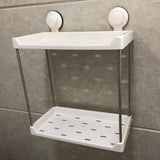 Max 1 2 Tier Bath Rack Corner Shower Caddy Bathroom Organizer 2 Tier Rectangular