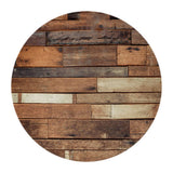 Stretch Round Dining Table Top Cover Waterproof Tablecloth Brown Board