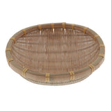 Max Handmade Bamboo Weaved Basket Stackable Handicrafts 27x9cm