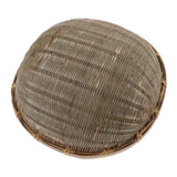 Max Handmade Bamboo Weaved Basket Stackable Handicrafts 27x9cm