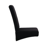 Max Polyester Stretch Chair Cover Slipcover Dining Seat Protector Black