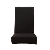 Max Polyester Stretch Chair Cover Slipcover Dining Seat Protector Black