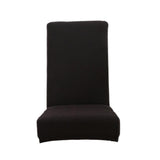 Max Polyester Stretch Chair Cover Slipcover Dining Seat Protector Black