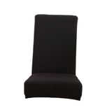 Max Polyester Stretch Chair Cover Slipcover Dining Seat Protector Black