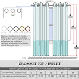 Max Sheer Curtains Drape 140x175cm