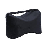 Max Memory Foam Leg Pillow Side Sleep Knee Pillow Cushion for Pregancy Women Black