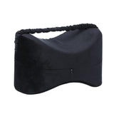 Max Memory Foam Leg Pillow Side Sleep Knee Pillow Cushion for Pregancy Women Black