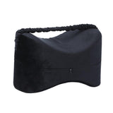 Max Memory Foam Leg Pillow Side Sleep Knee Pillow Cushion for Pregancy Women Black