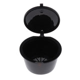 Black Reusable Coffee Capsule Cup Filters Compatible for Nescafe Machines