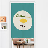 Max Baking Cotton Linen Half Curtain Kitchen Dust proof Cuation  85x120cm