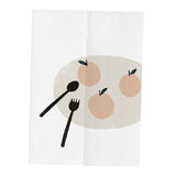 Max Baking Cotton Linen Half Curtain Kitchen Curtain-Peach 85x150cm