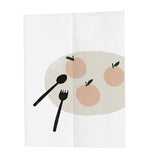 Max Baking Cotton Linen Half Curtain Kitchen Curtain-Peach 85x150cm